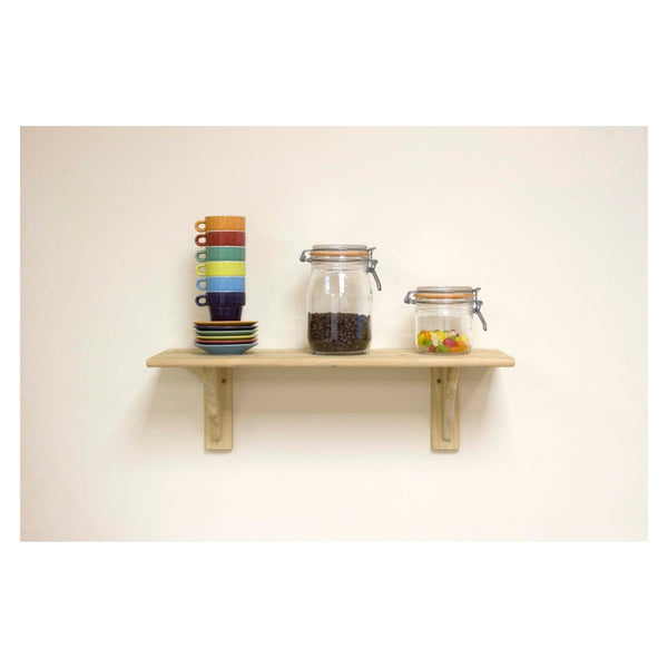 Core natural pine wood shelf kit 585mm