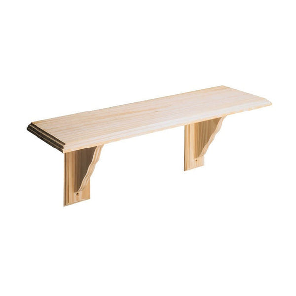 Core pine shelf kit, 890mm