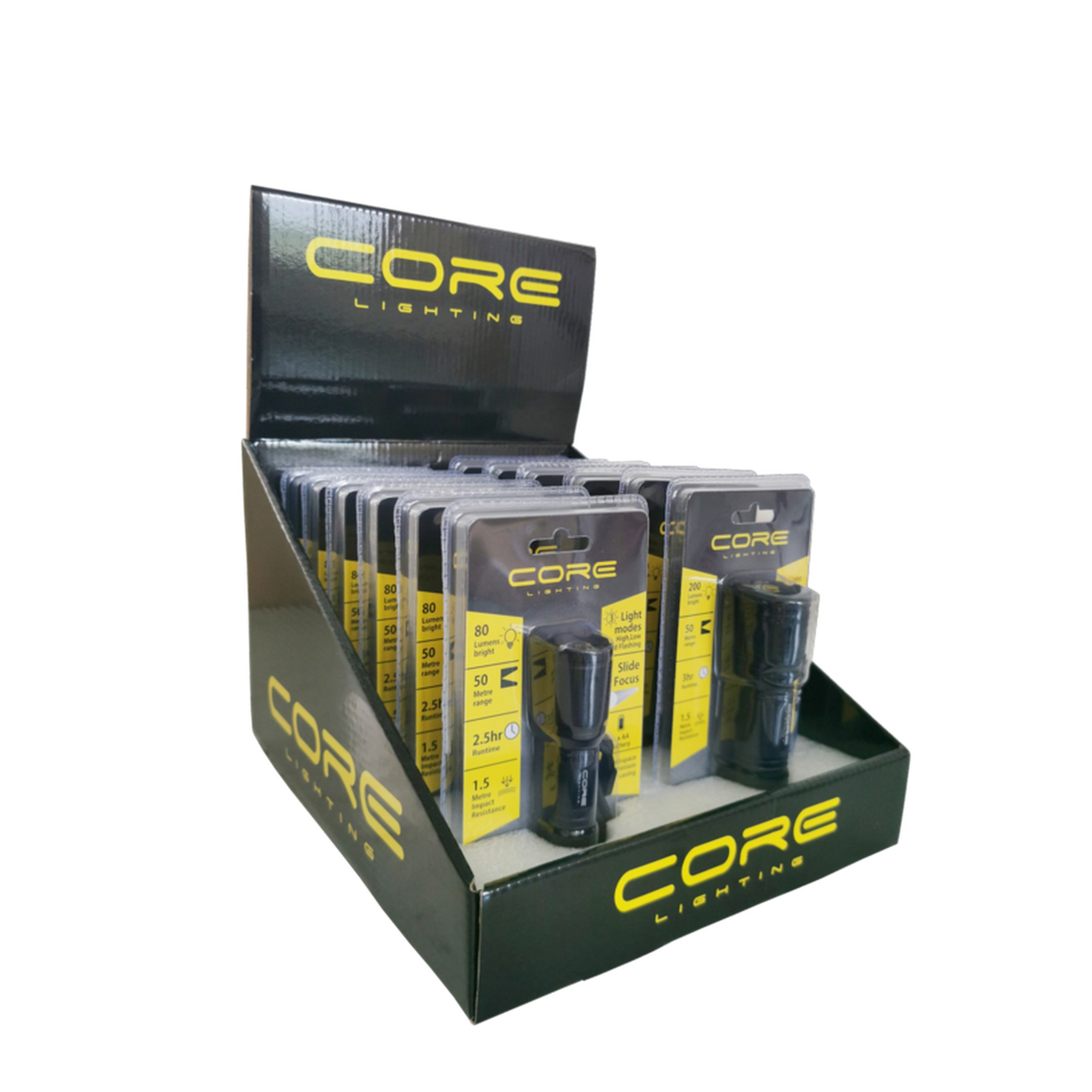 Core slide focusing torch 200 lumens, view 2