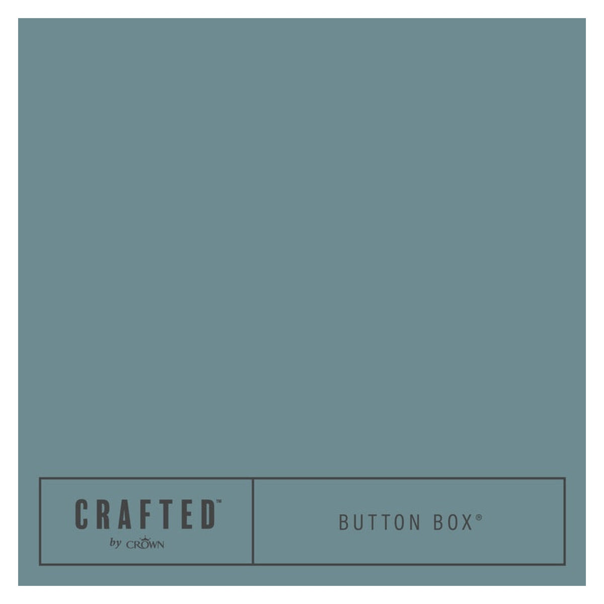 Crown Crafted Flat Matt 2.5L tin in Button Box, view 2