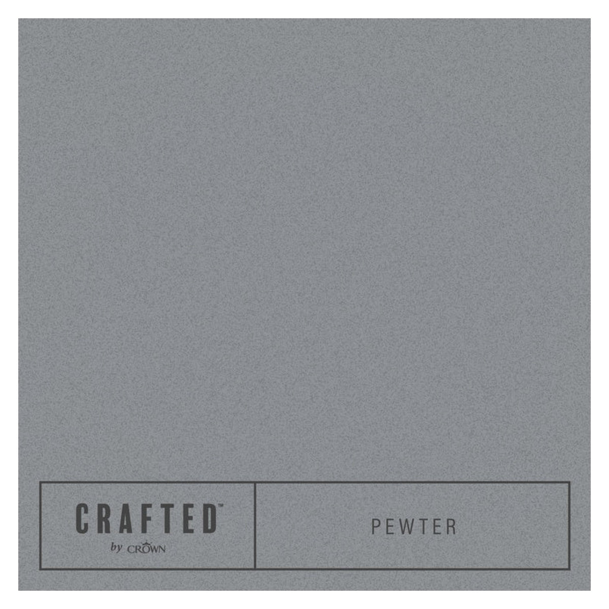 Crown Crafted Lustrous Metallic paint 1.25L in Pewter, view 2