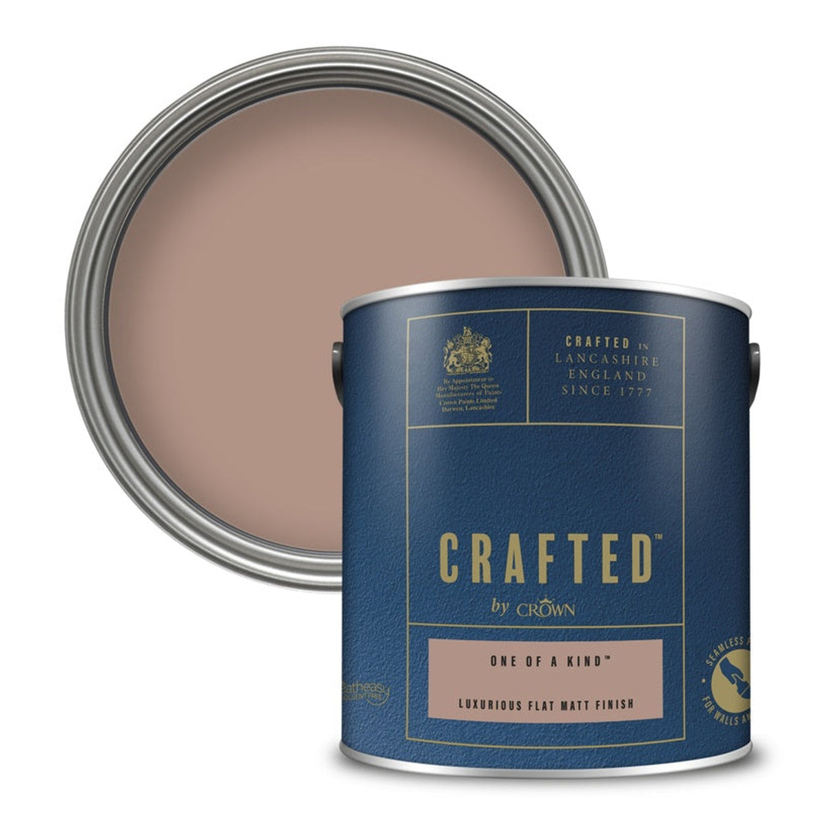 Crown Crafted Luxurious Flat Matt 2.5L tin in One Of A Kind