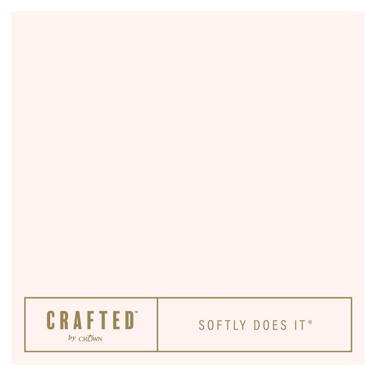 Crown Crafted Luxurious Flat Matt 2.5L tin in Softly Does It, view 2