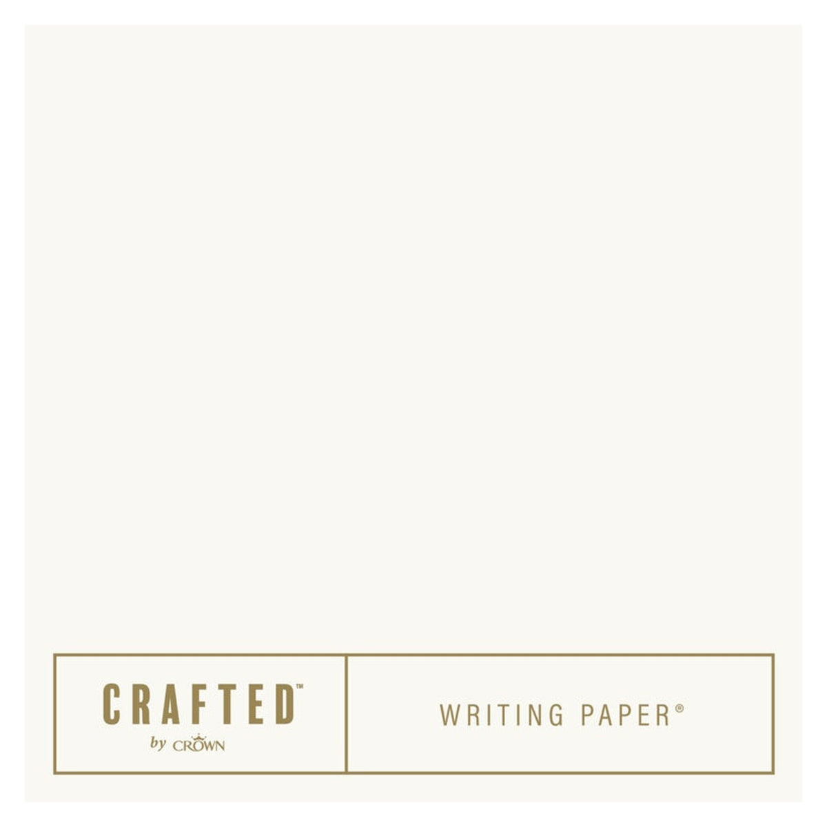 Crown Crafted Luxurious Flat Matt 2.5L tin in Writing Paper, view 2
