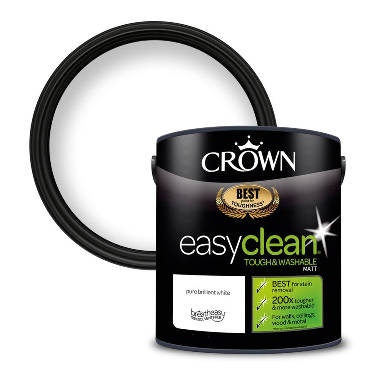Crown Easyclean Matt Pure Brilliant White 2.5L