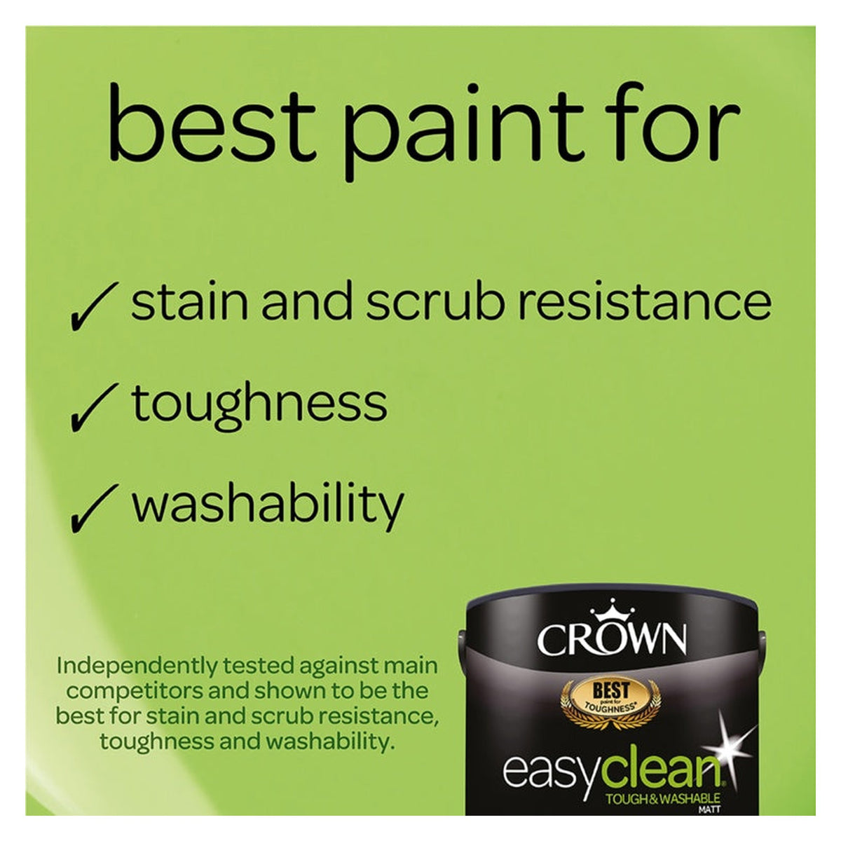 Crown Easyclean Matt Pure Brilliant White 2.5L, view 4