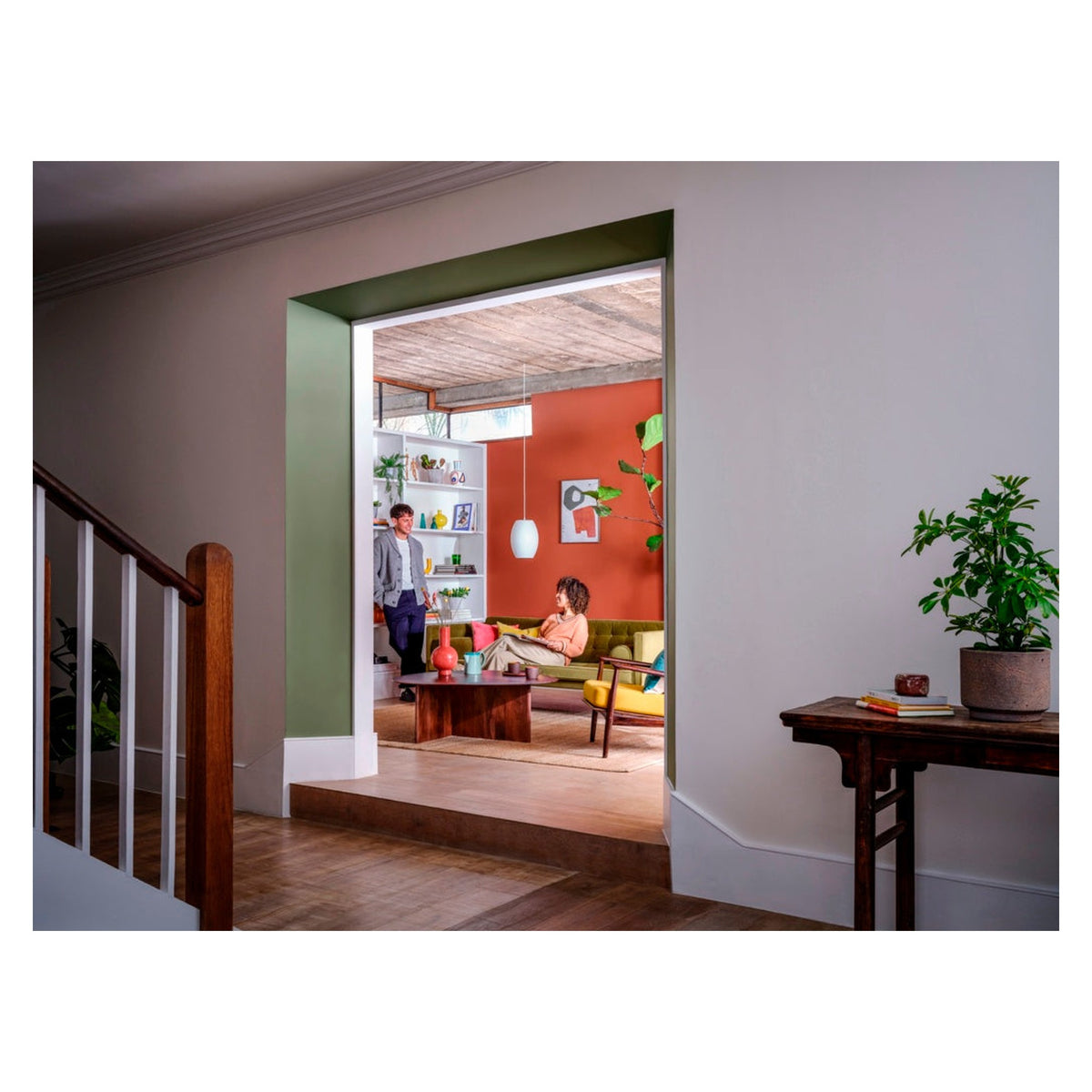 Crown Walls and Ceilings Matt Emulsion 2.5L in Crimson Fox, view 3