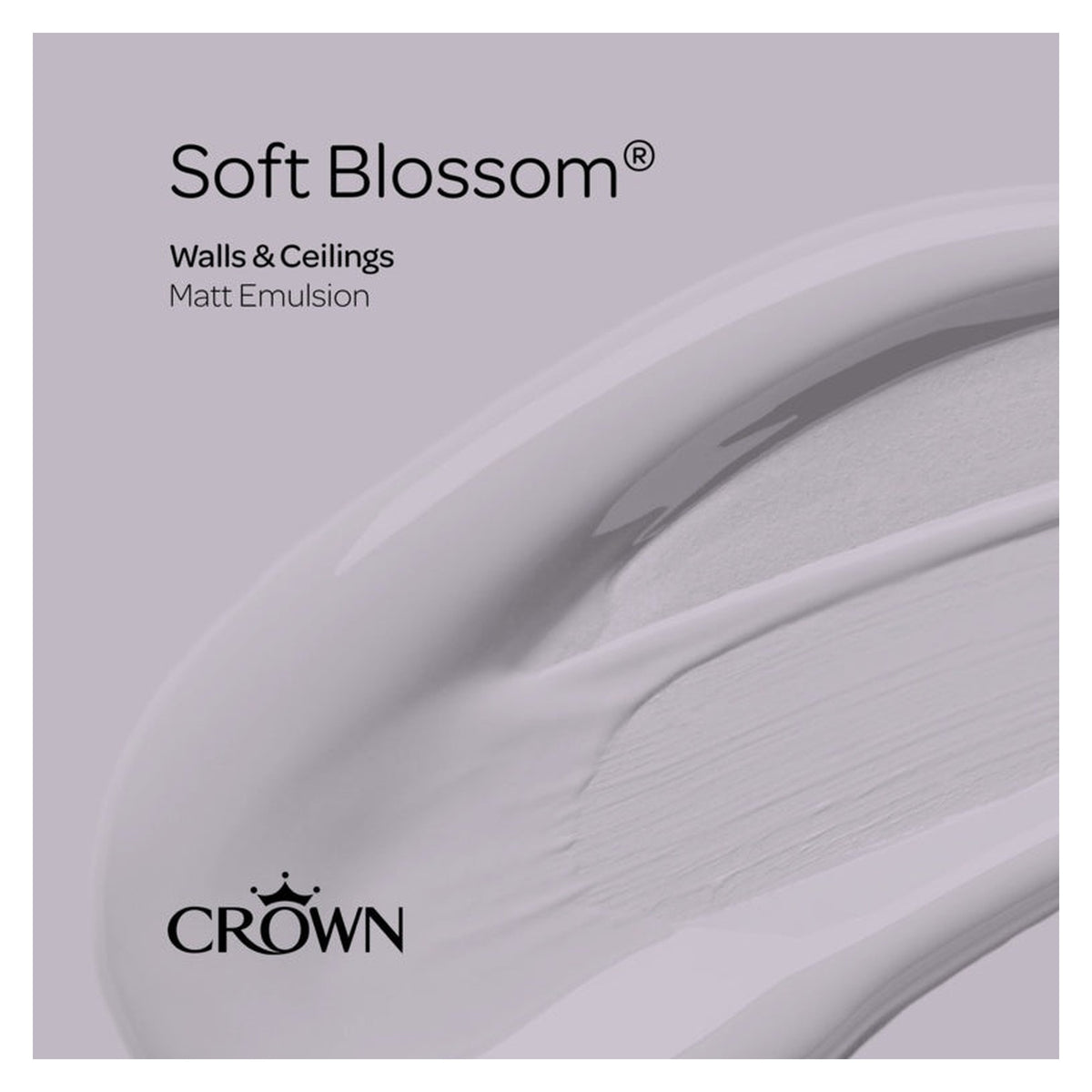 Crown Walls & Ceilings Matt Emulsion 2.5L tin in Soft Blossom, view 3