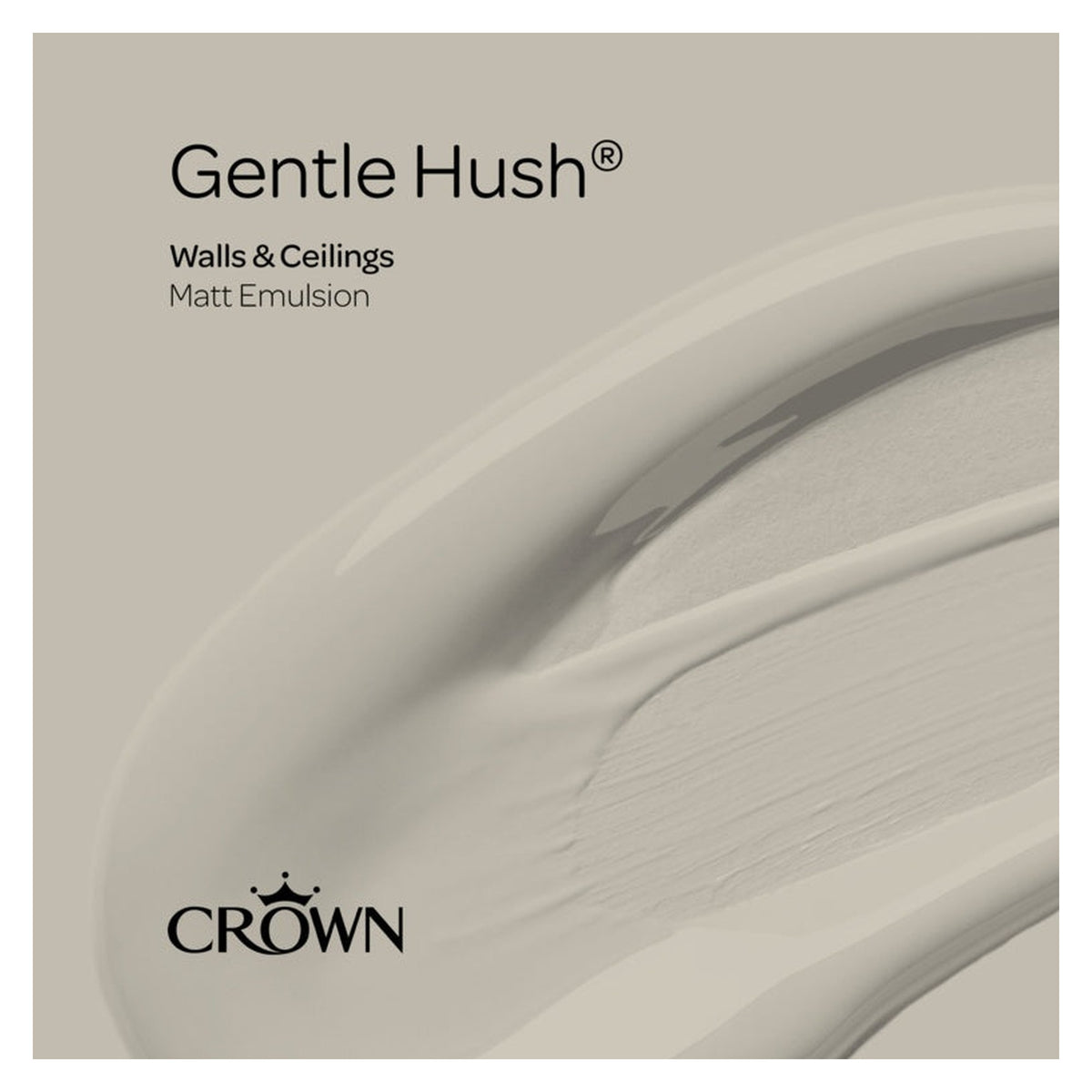 Crown Walls and Ceilings Matt Gentle Hush 2.5L tin, view 4
