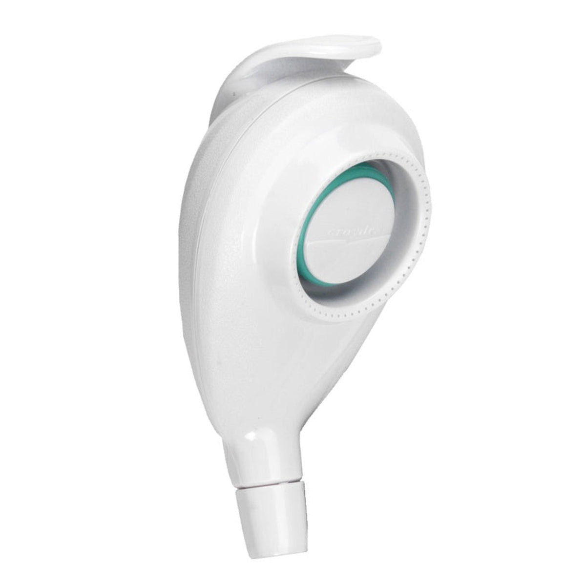 Croydex Freeway Secura white shower handset with 1000mm hose, view 3