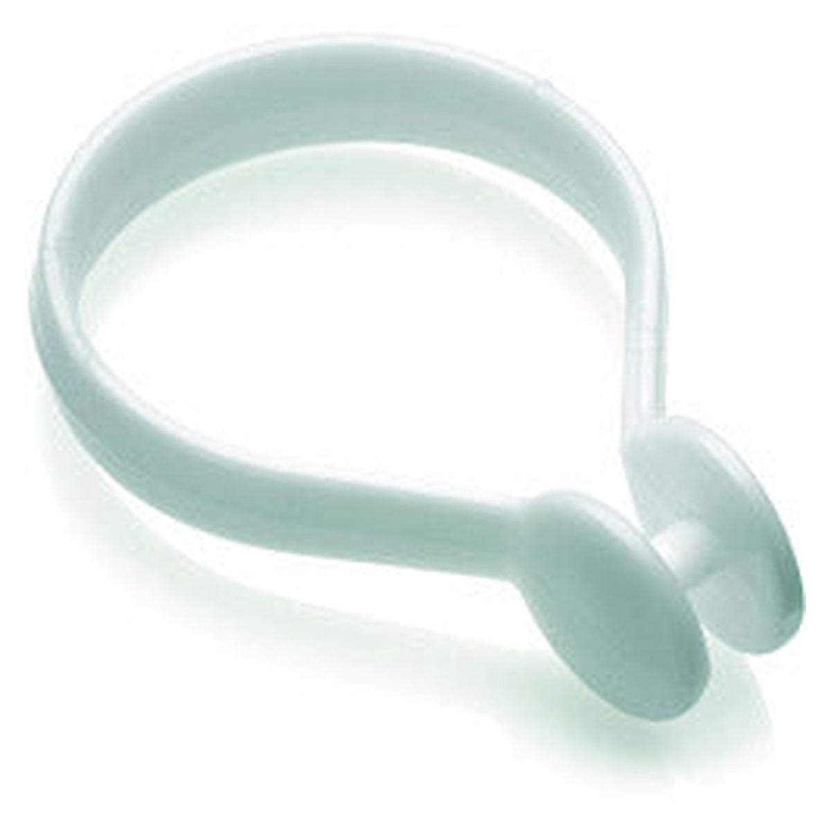 Pack of 12 Croydex white button shower curtain rings