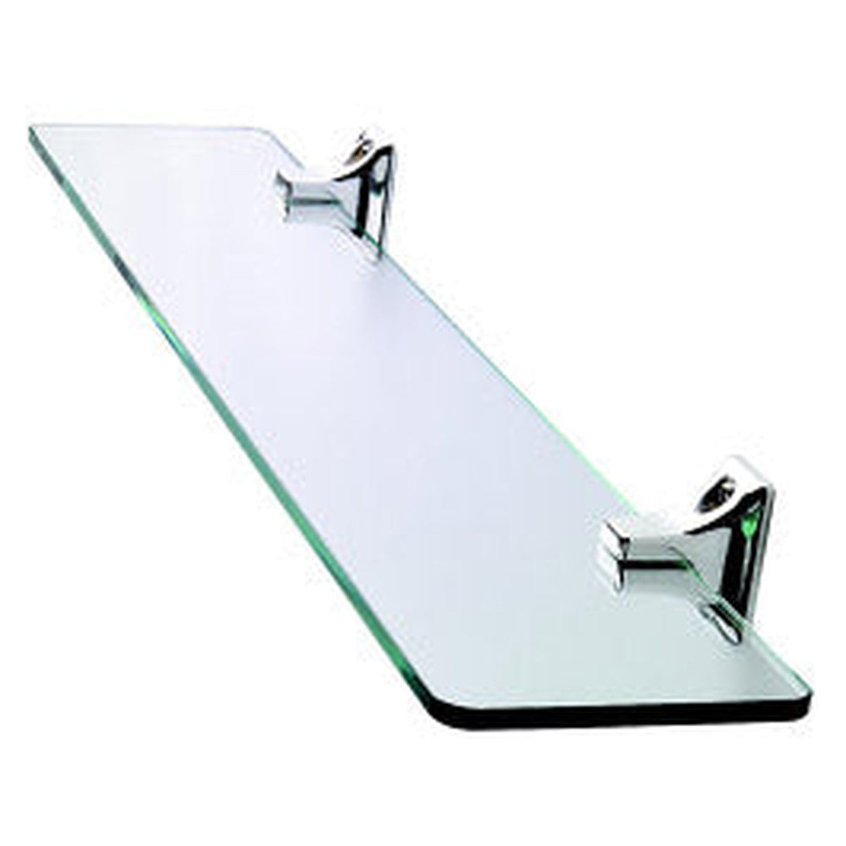 Croydex Sutton chrome and glass bathroom shelf 500mm