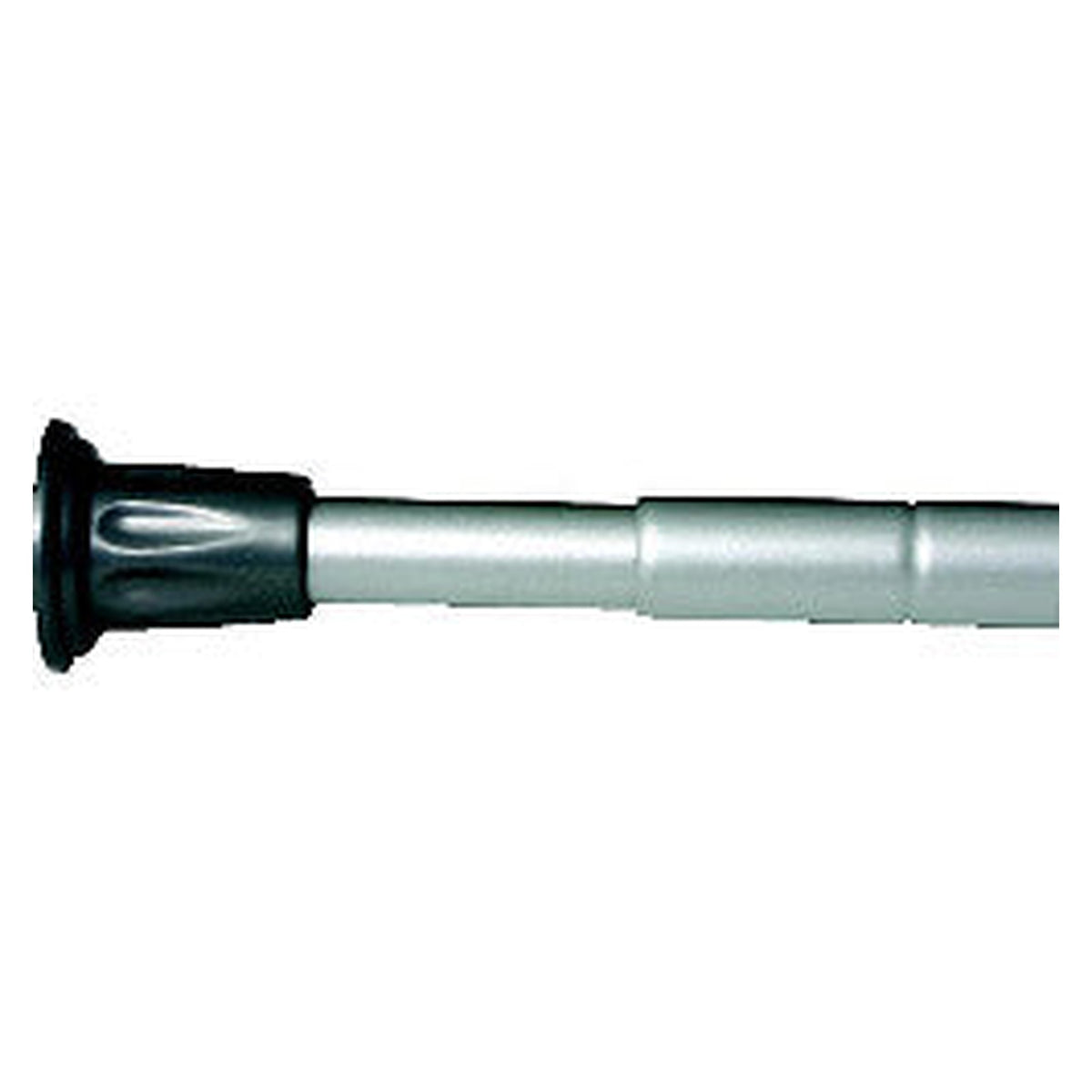 Croydex silver telescopic shower curtain rod