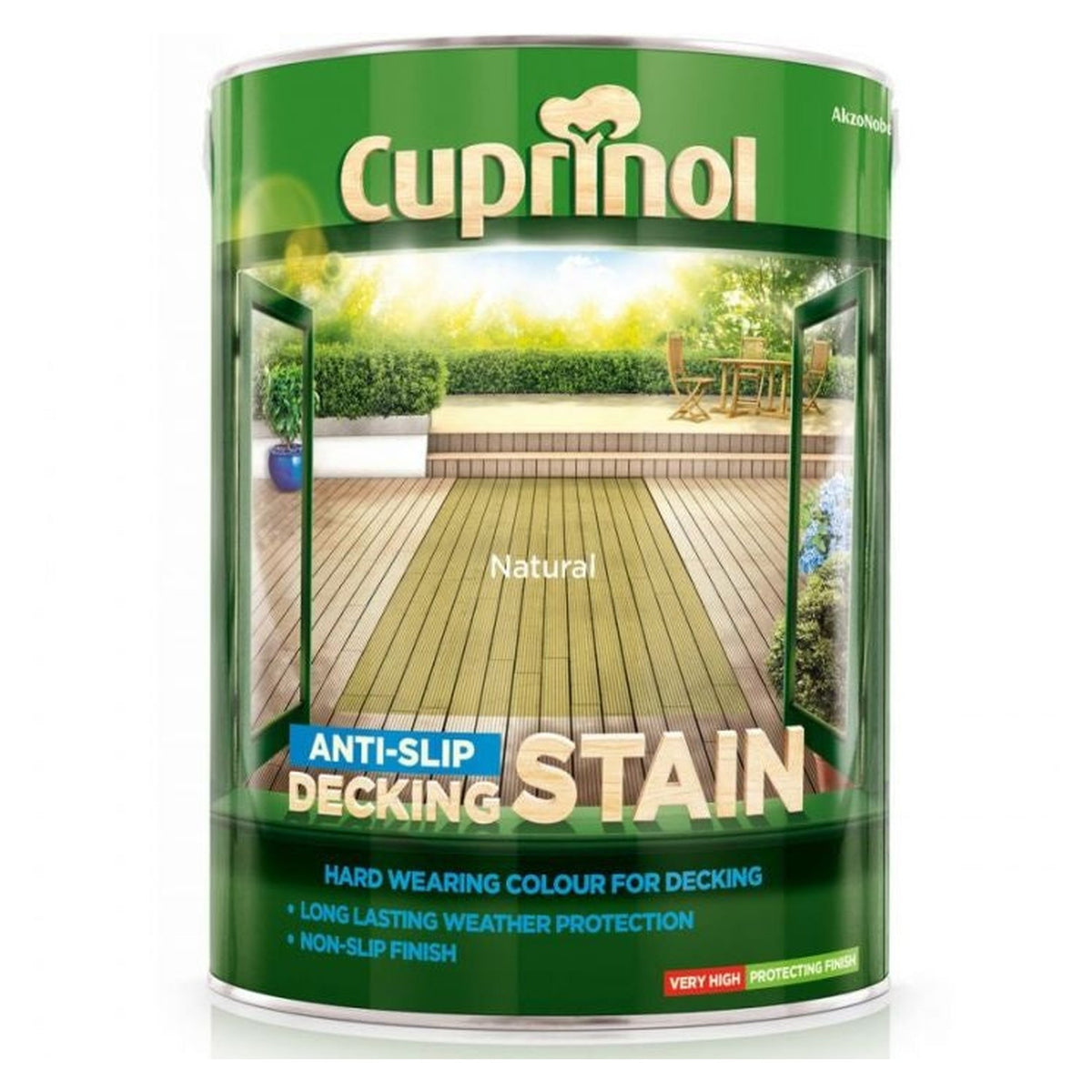 Cuprinol Anti-Slip Decking Stain Natural 5L