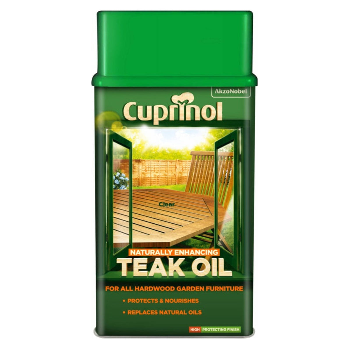 Cuprinol Garden Furniture Teak Oil 1L tin