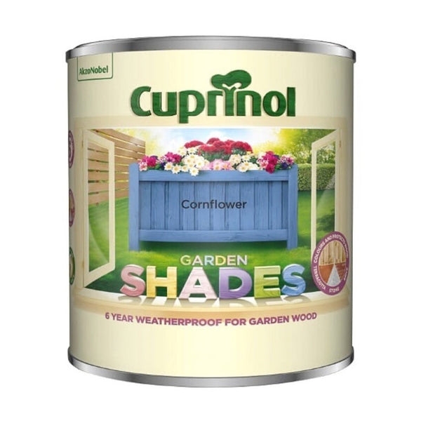 Cuprinol Garden Shades 1L tin in Cornflower