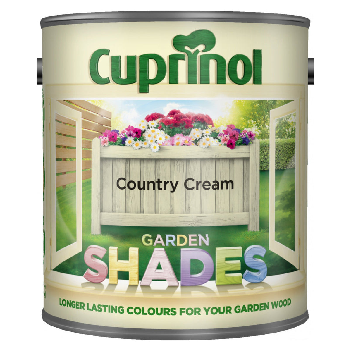 Cuprinol Garden Shades Country Cream 1L tin
