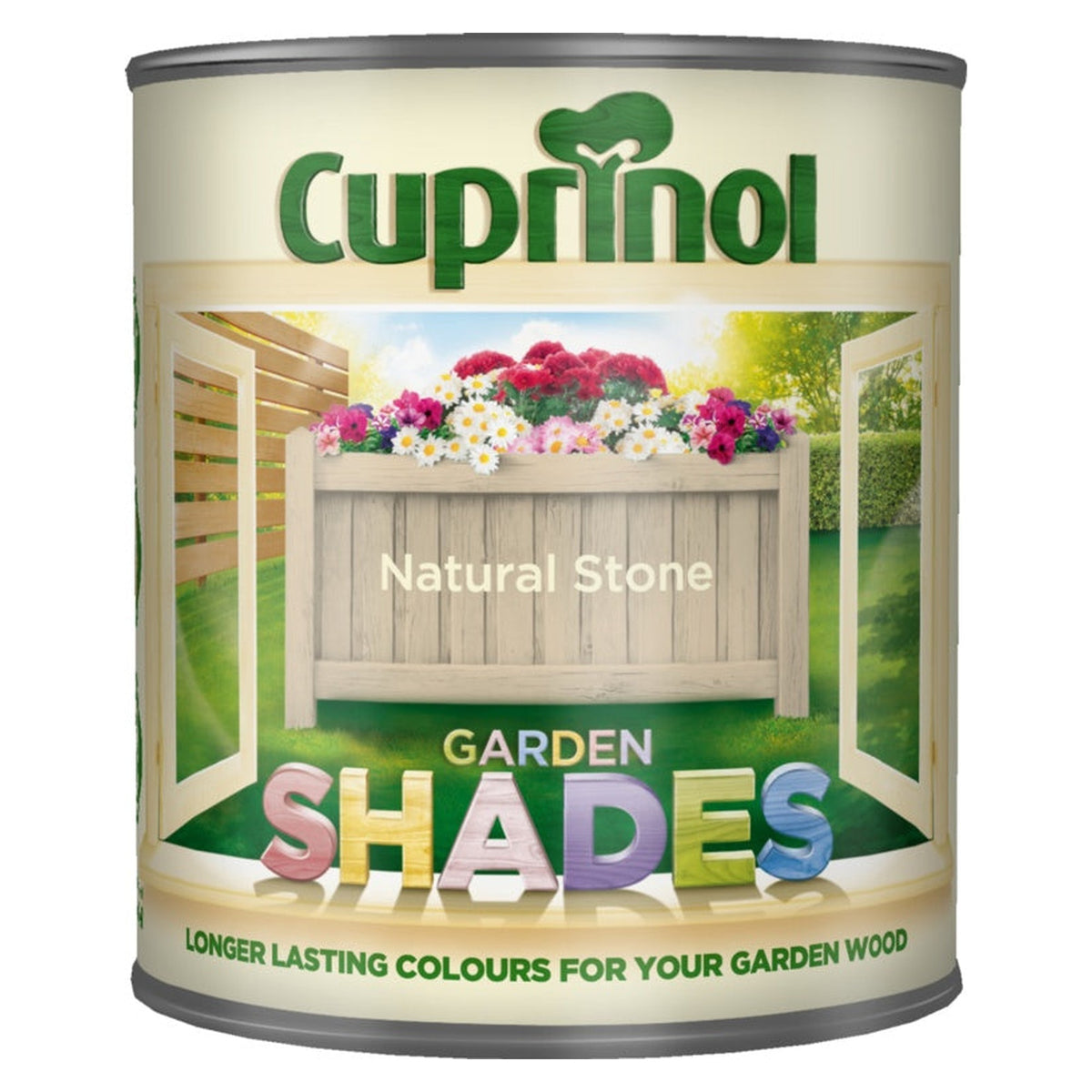Cuprinol Garden Shades Natural Stone 1L tin