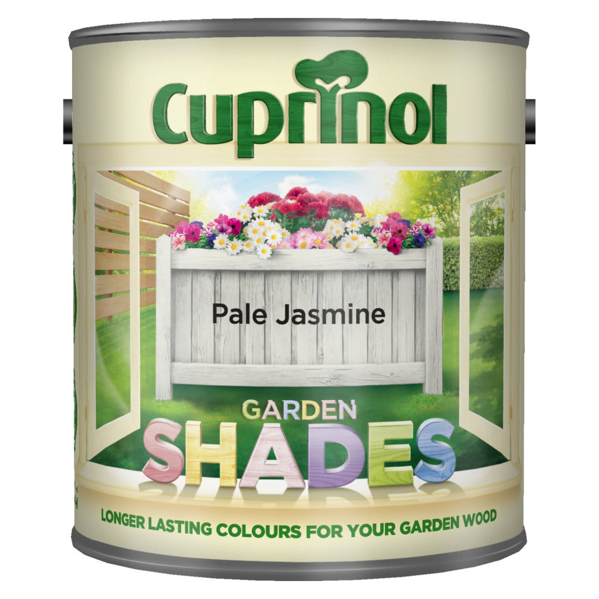 Cuprinol Garden Shades 1L tin in Pale Jasmine