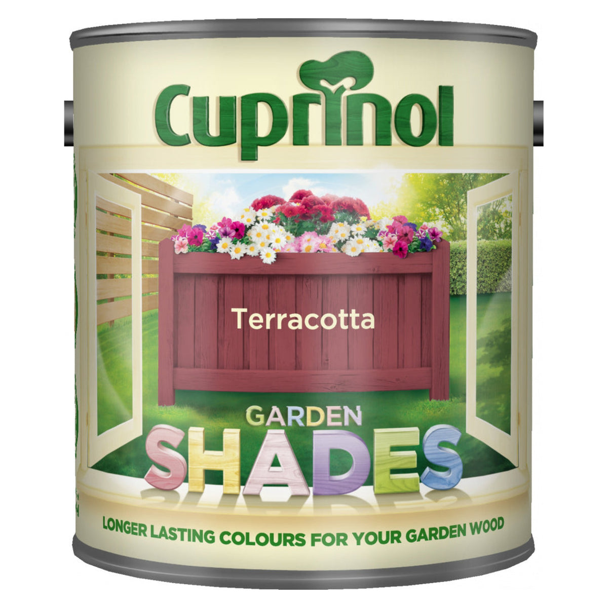 Cuprinol Garden Shades 1L tin in Terracotta