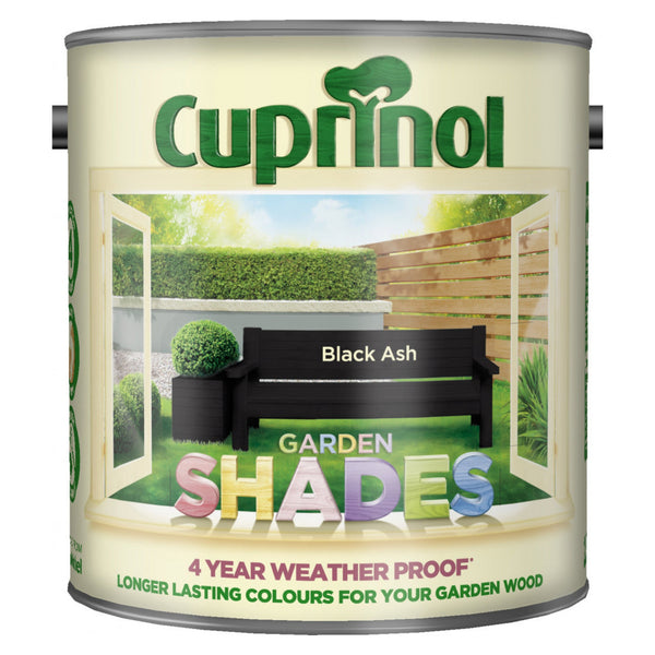 Cuprinol Garden Shades 2.5L tin in Black Ash