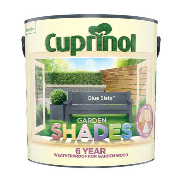 Cuprinol Garden Shades 2.5L tin in Blue Slate