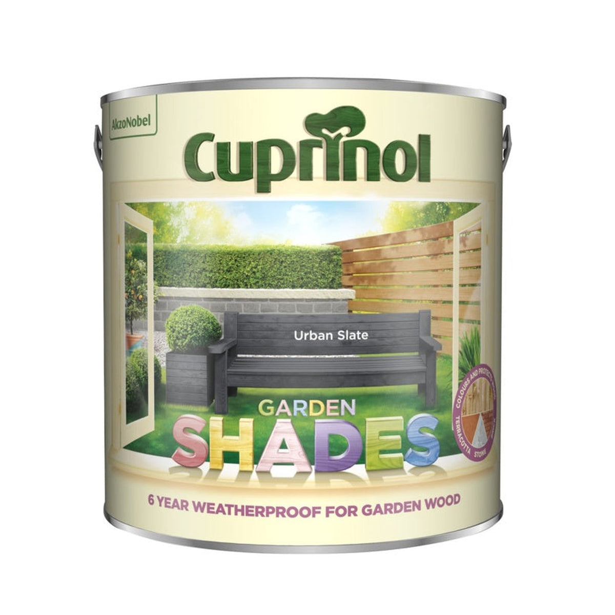 Cuprinol Garden Shades 2.5L tin in Urban Slate