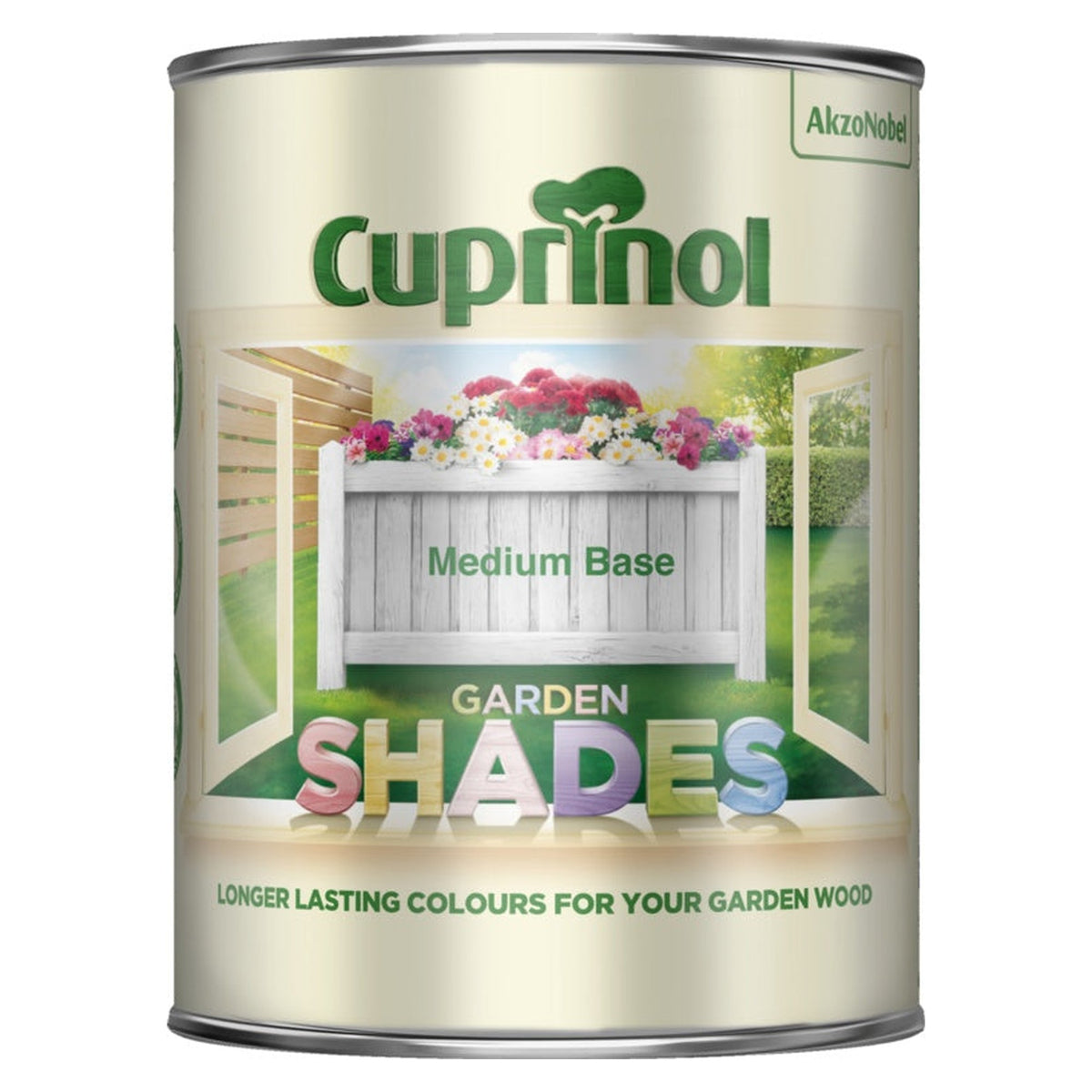 Cuprinol Garden Shades Medium Base 1L tin