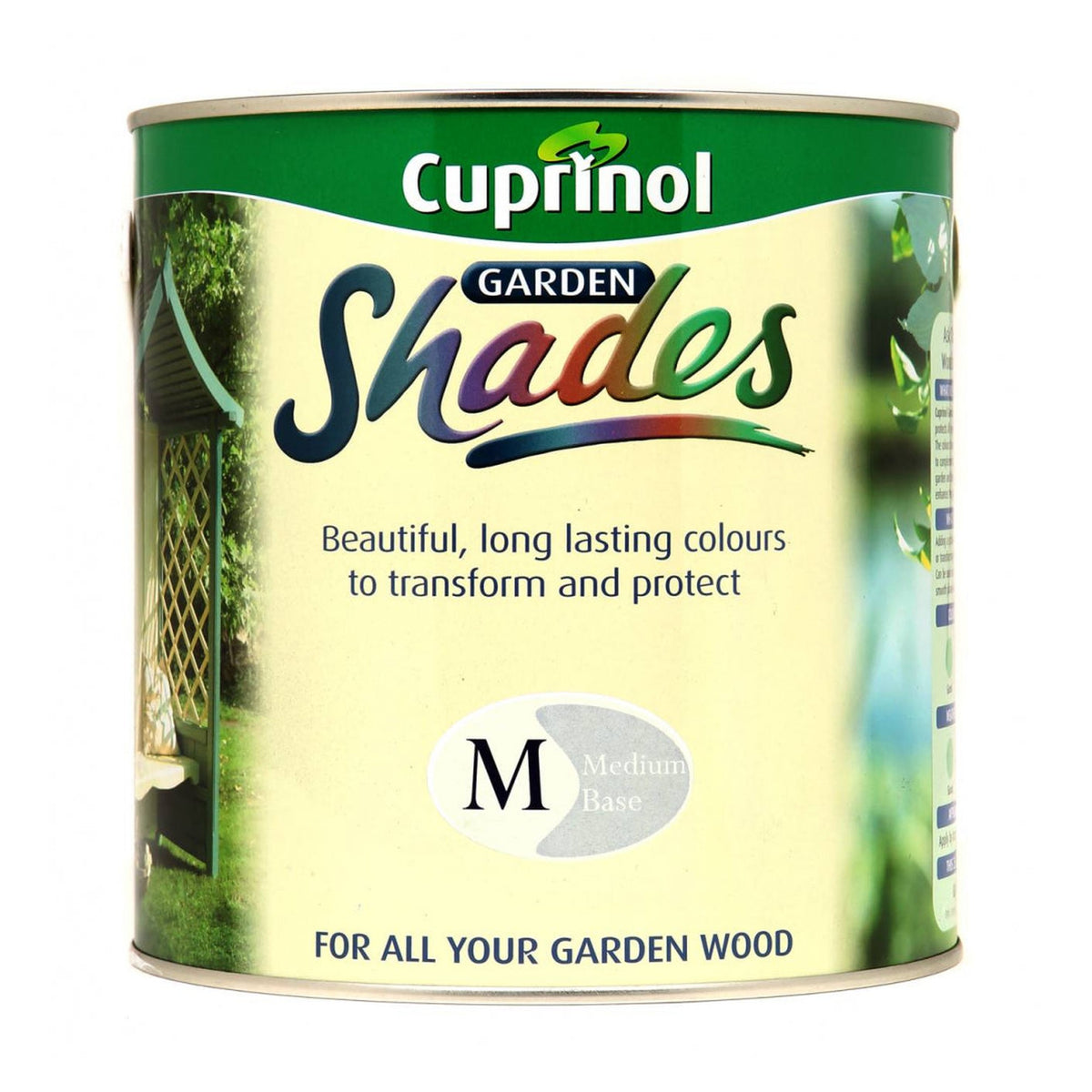 Cuprinol Garden Shades medium mix base 2.5L tin