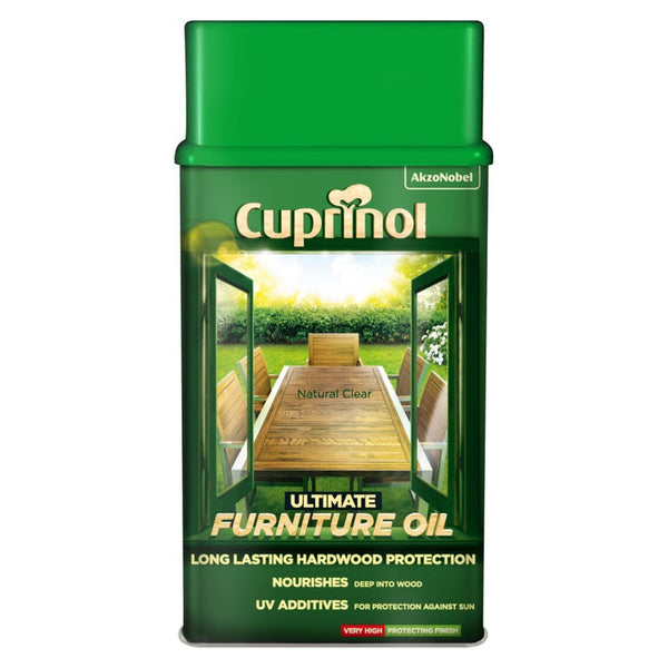 Cuprinol Ultimate Hardwood Furniture Oil 1L clear