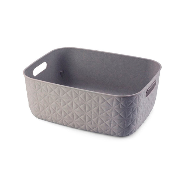 Curver Softex storage basket in taupe, medium 12.5L