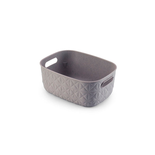 Curver Softex small 4L storage basket in taupe
