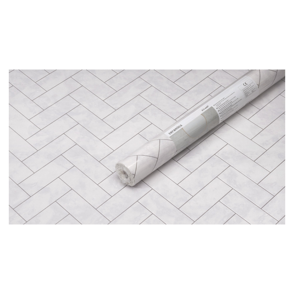 d-c-fix Ceramics 3D metallic chevron wallpaper roll