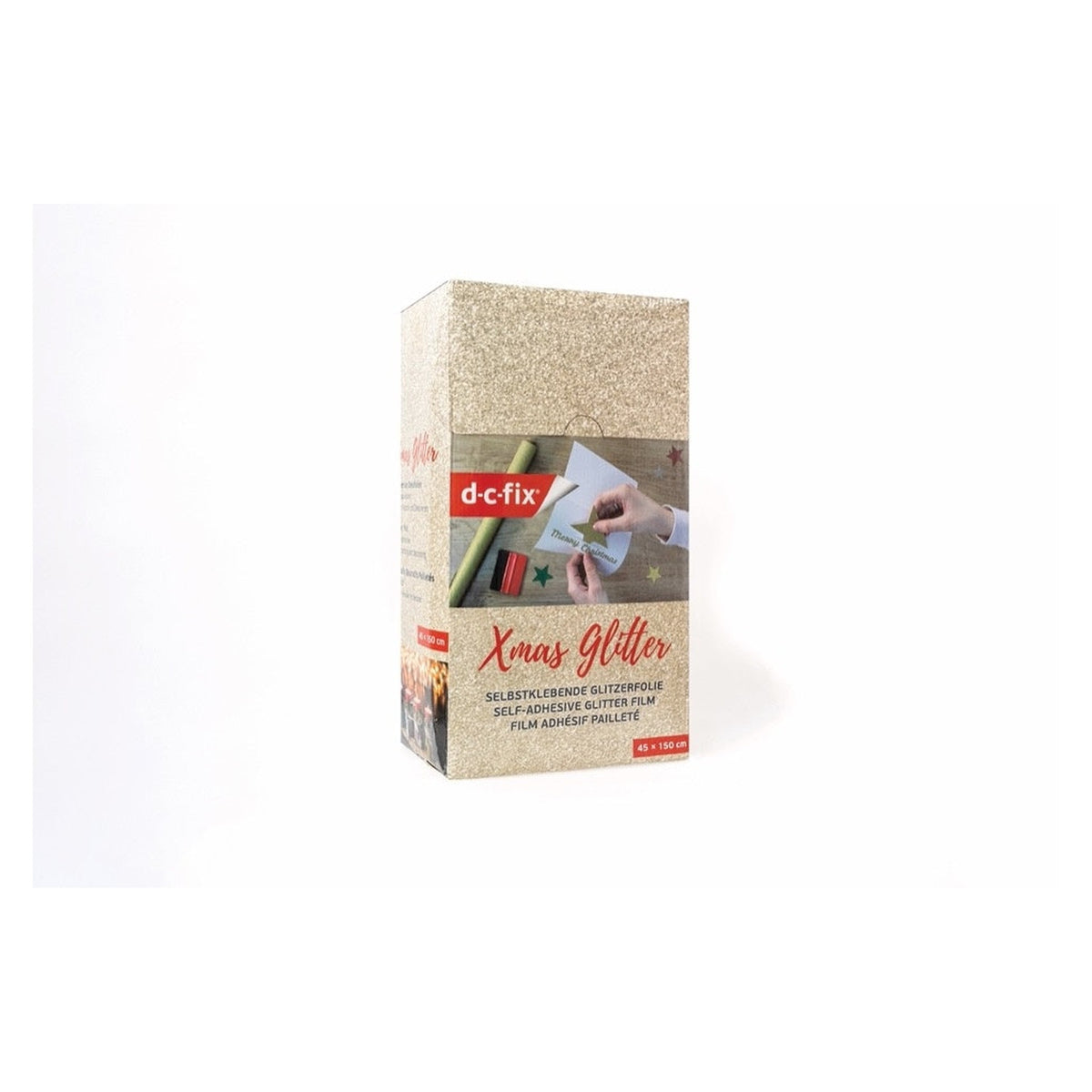 d-c-fix Christmas glitter self-adhesive film display box, view 2