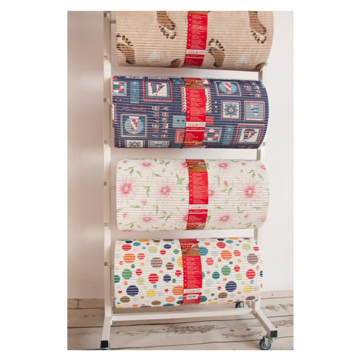 d-c-fix Comfort Flooring display stand with four rolls, view 2
