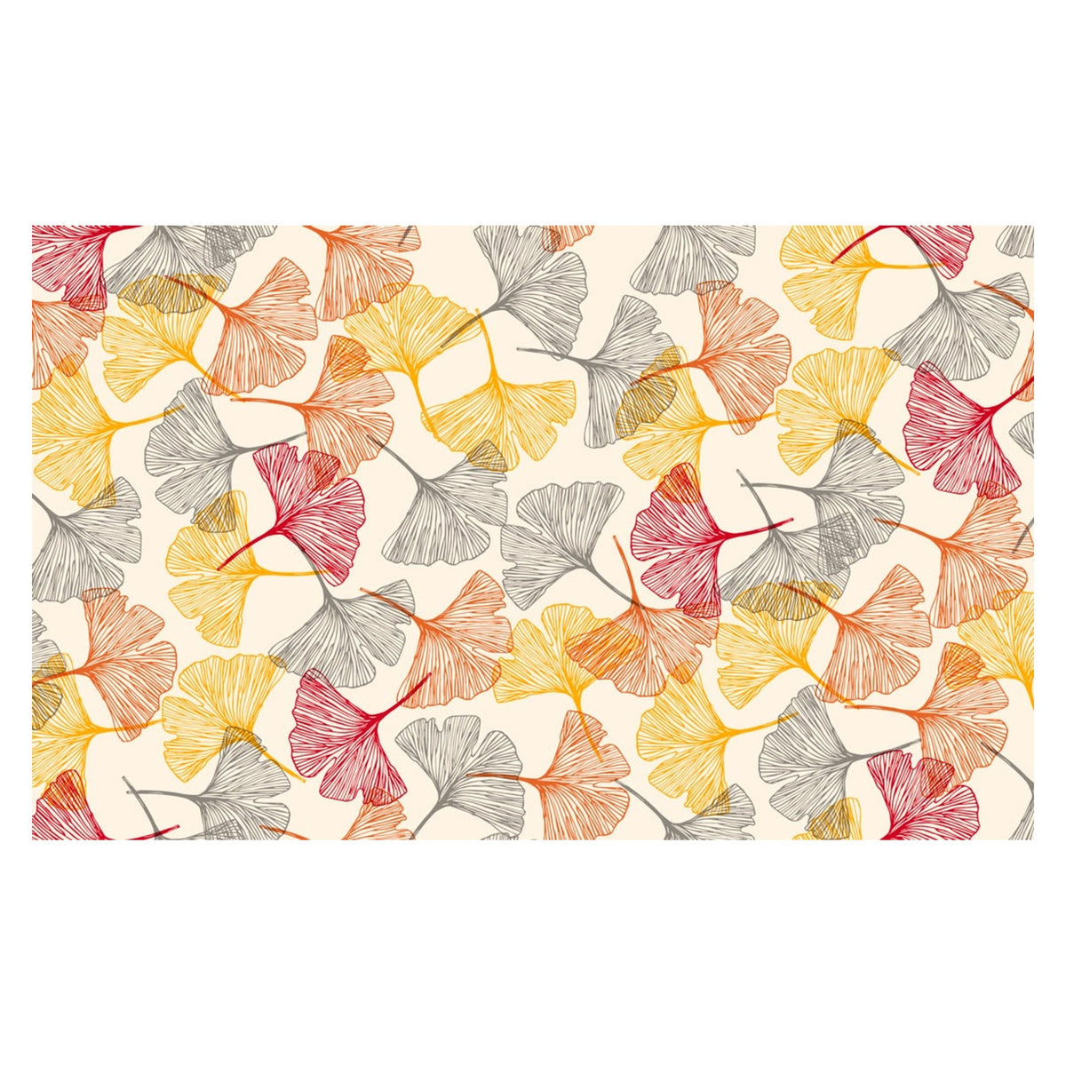 d-c-fix Ginko Red food safe tablecloth roll 140cm x 20m