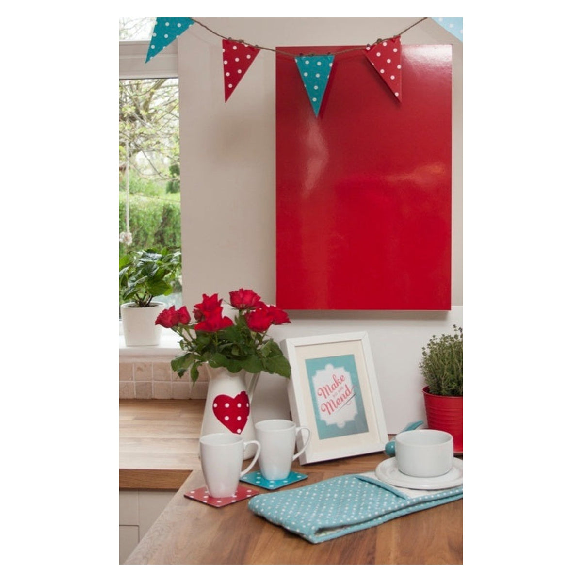 d-c-fix glossy red self adhesive film roll, 45cm x 15m, view 2