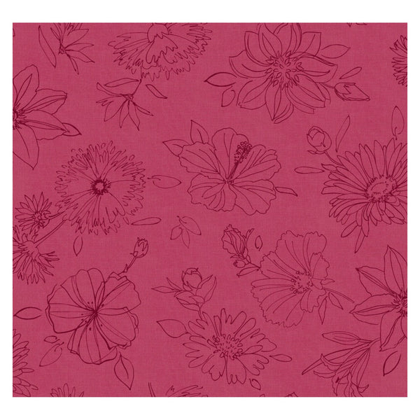 d-c-fix Manhattan Palmas Pink tablecloth roll