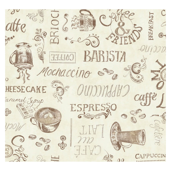d-c-fix Manhattan tablecloth roll in Ristretto Creme 140cm x 20m