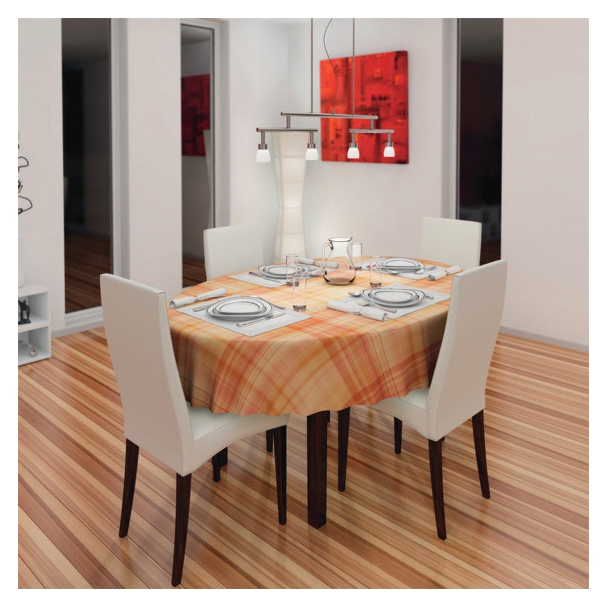 d-c-fix Manhattan Valova Mandarine tablecloth roll, view 2