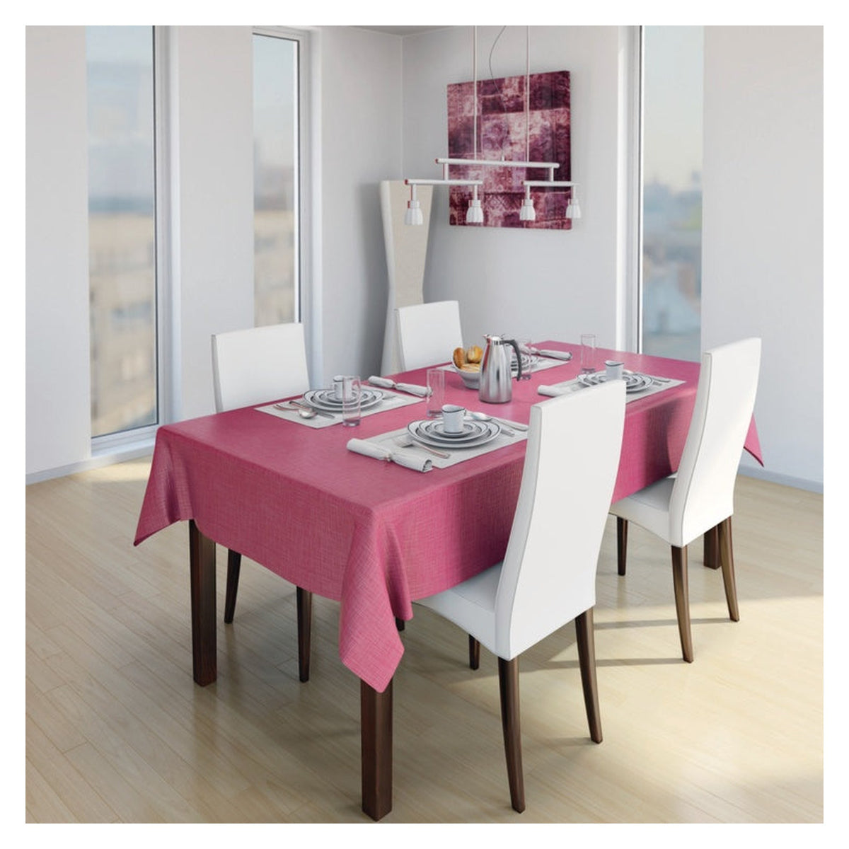 d-c-fix Monte Carlo pink tablecloth, 20m roll, view 2