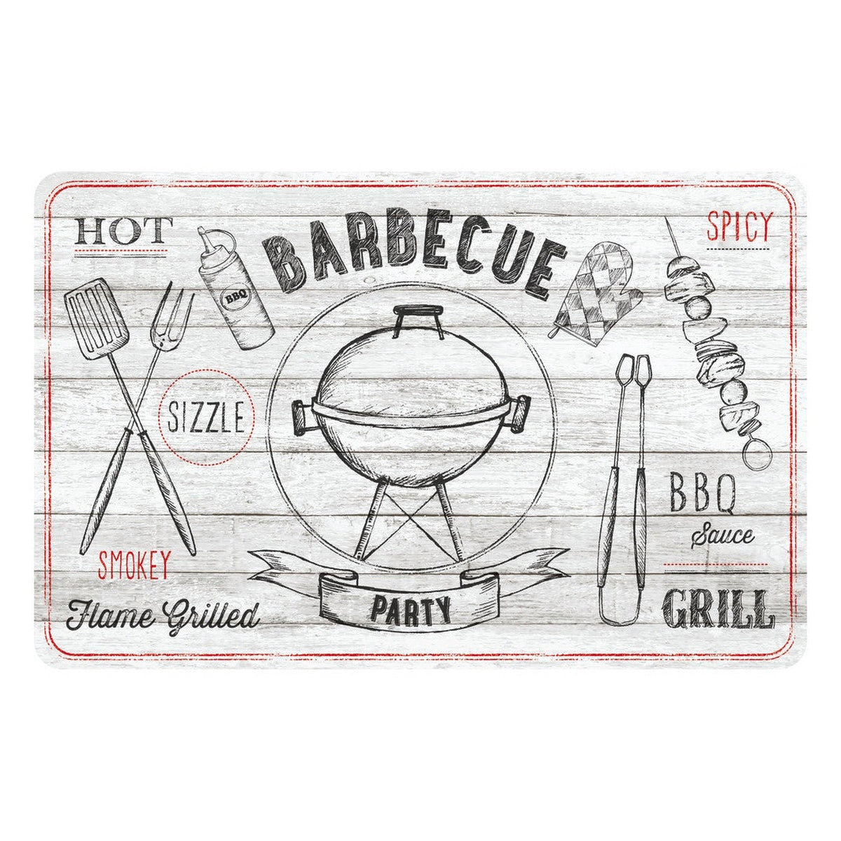 d-c-fix Rio placemats in BBQ Off White, pack of 12