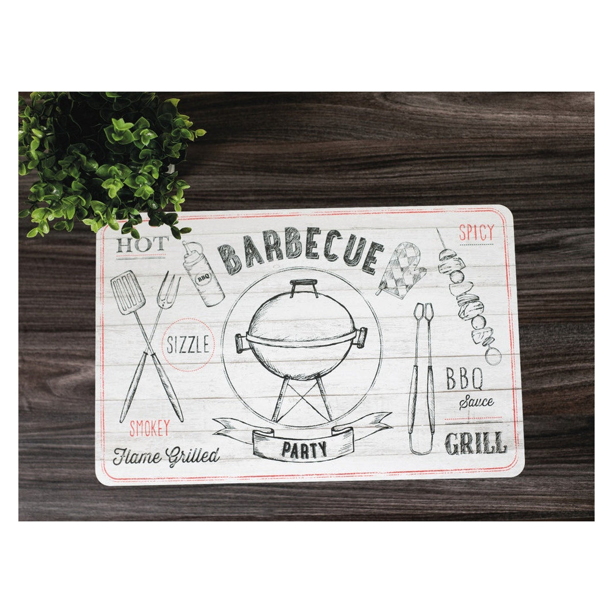 d-c-fix Rio placemats in BBQ Off White, pack of 12, view 2