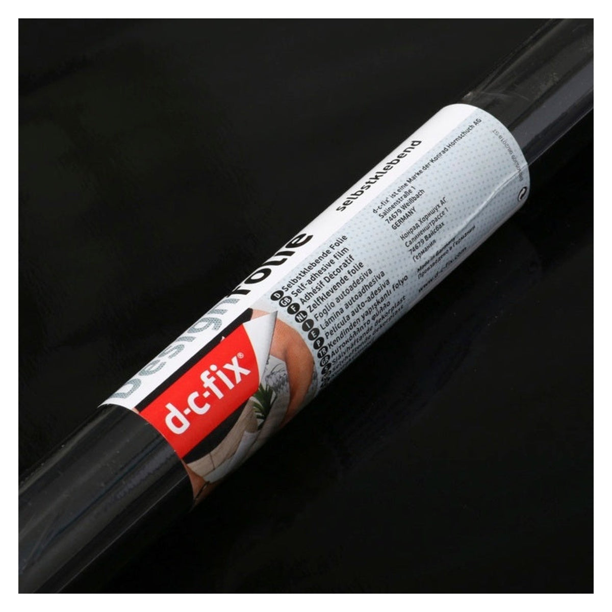 d-c-fix glossy black self-adhesive film roll 67.5cm x 2m, view 2