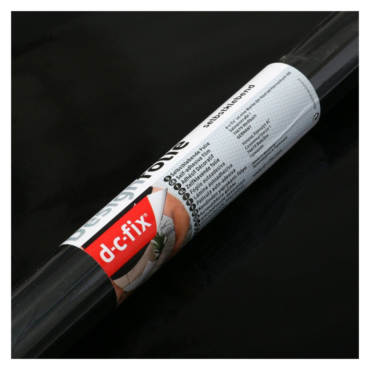d-c-fix glossy black self adhesive film 90cm x 2.1m, view 2