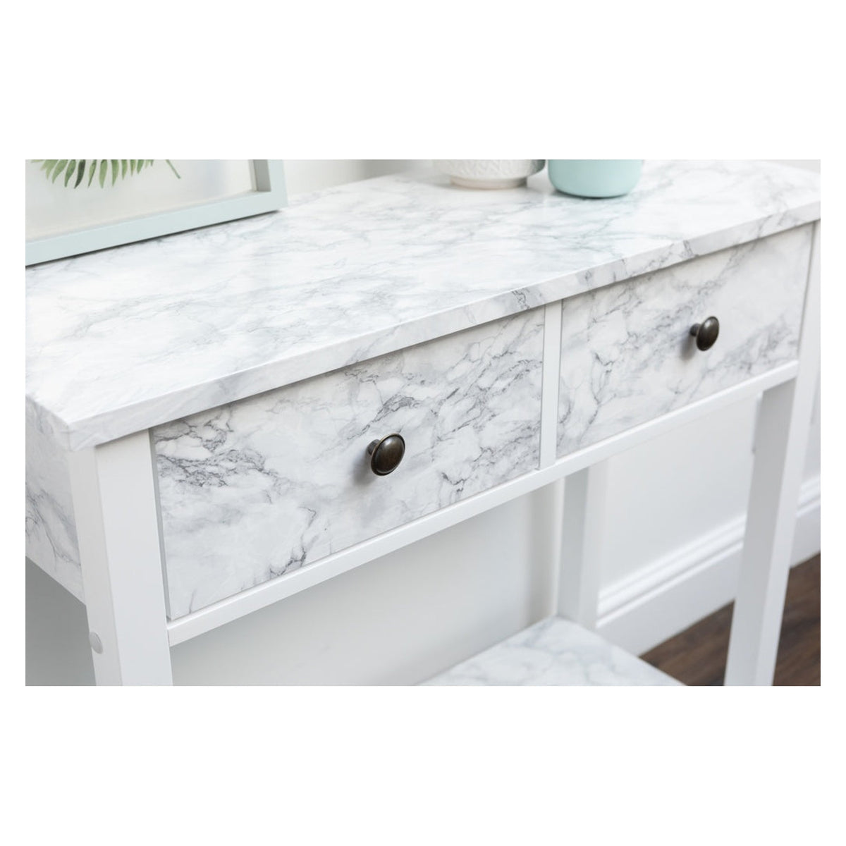 d-c-fix Marble Cortes Silver self adhesive film 45cm x 2m