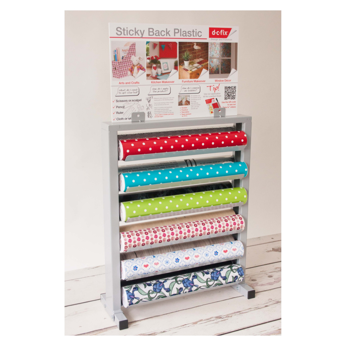 d-c-fix self-adhesive films display unit of 12