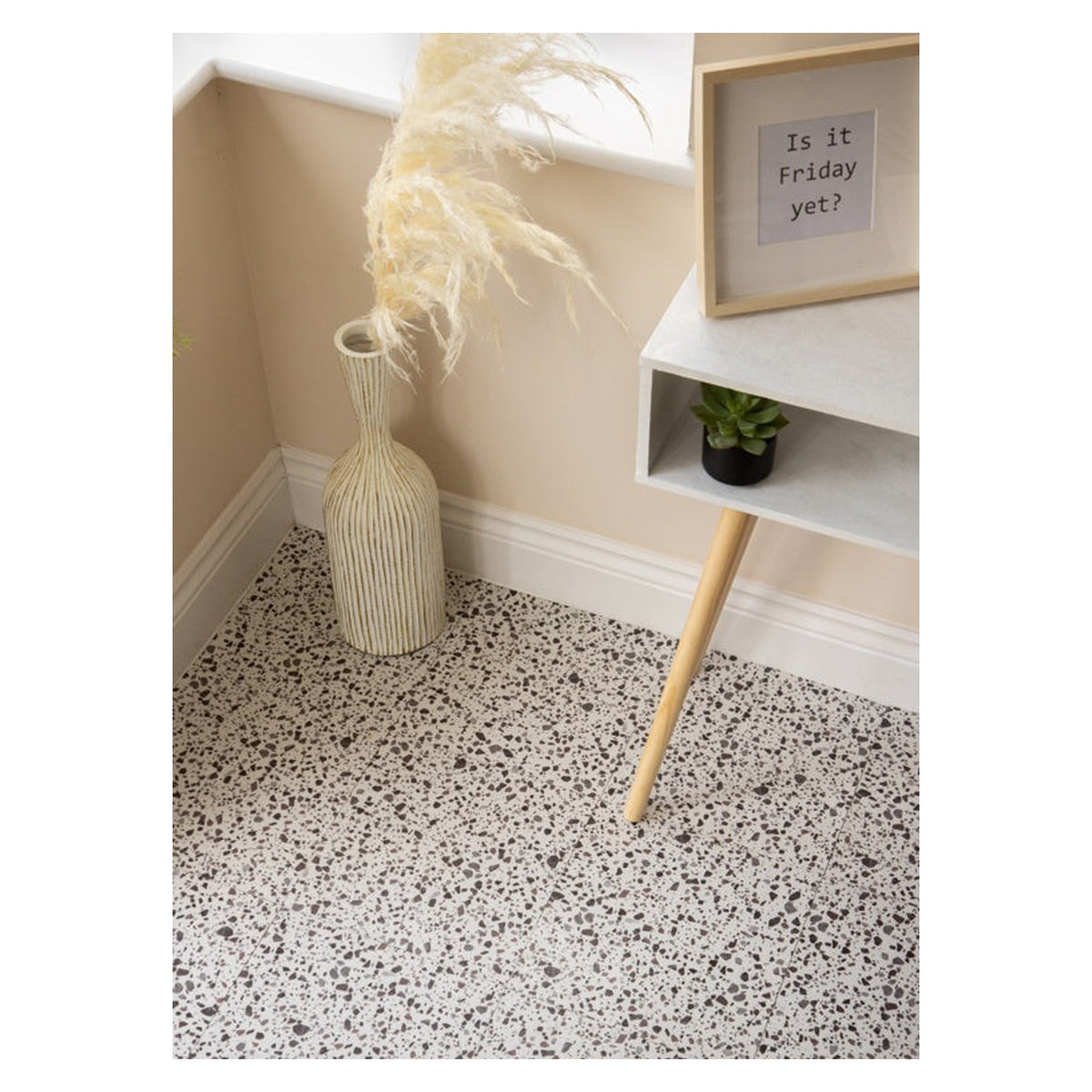 d-c-fix Terrazo self adhesive floor tiles pack of 11