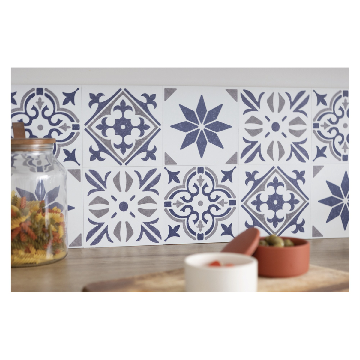 d-c-fix Cuba Blue self adhesive wall tiles, pack of 6, view 4