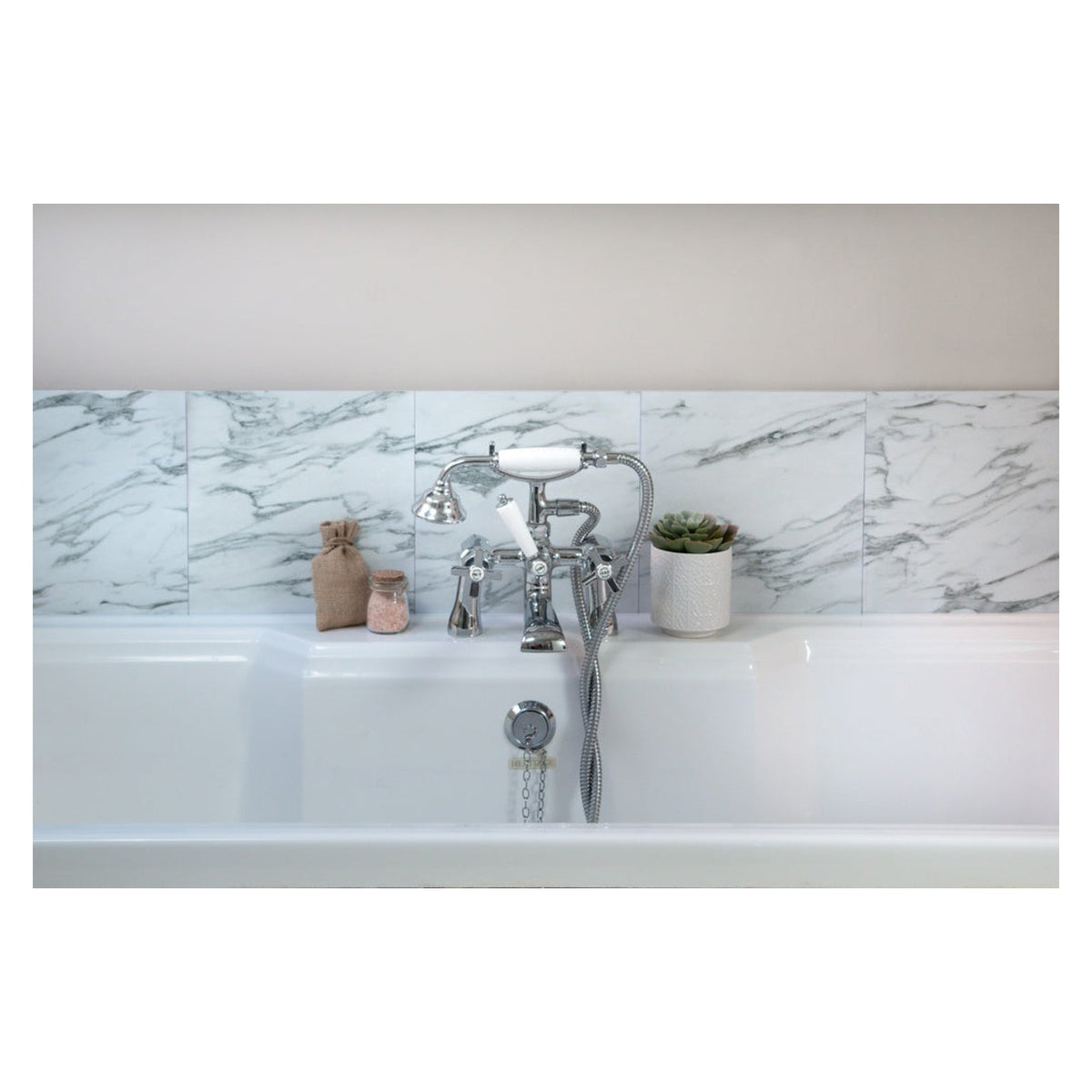 d-c-fix Premium Marble self adhesive wall tiles, 6 piece pack, view 2